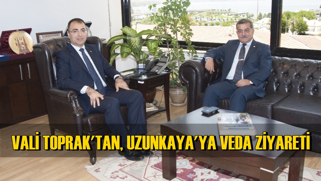 Vali Toprak'tan Uzunkaya'ya Veda Ziyareti