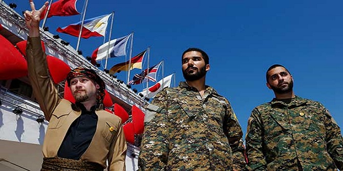 Venedik'te PYD propagandası