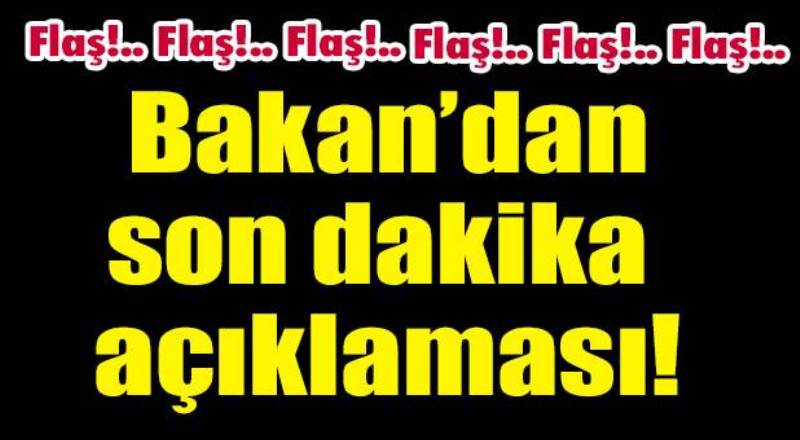 Veysel Eroğlu'ndan açıklama