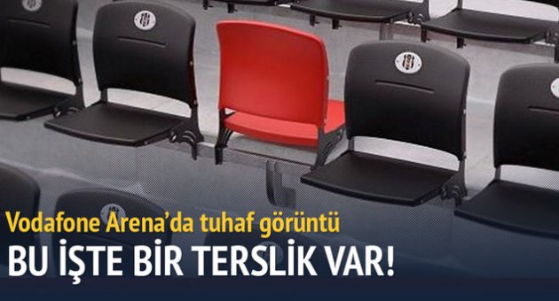 Vodafone Arena'da taraftara özel koltuk