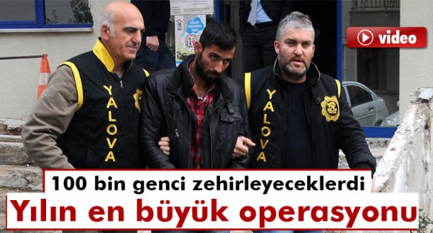 Yalova'da yılın en büyük kokain operasyonu