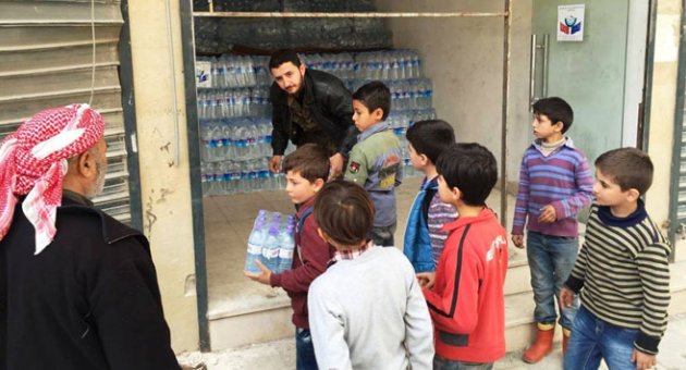 Yardım TIR’ları Halep’e ulaştı