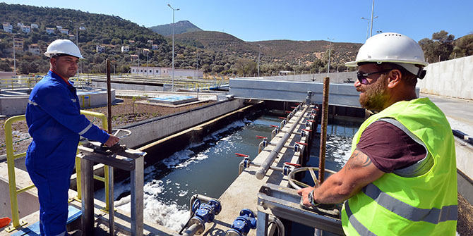 Yeni Foça Arıtma Tesisi hizmete girdi