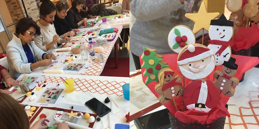 YENİ YILA ÖZEL KURABİYE SÜSLEME ATÖLYESİ GERÇEKLEŞTİ