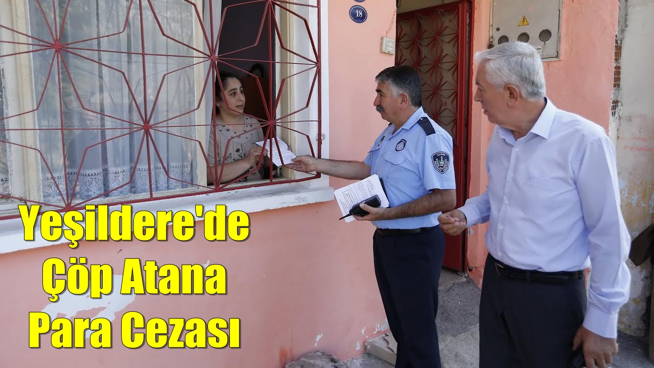 Yeşildere'de Çöp Atana Para Cezası