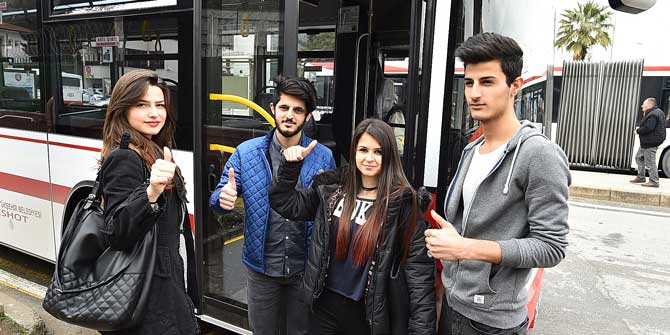 YGS&#039;ye girenlere İzmir&#039;de ulaşım bedava