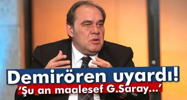 Yıldırım Demirören 'Şu an maalesef Galatasaray...'