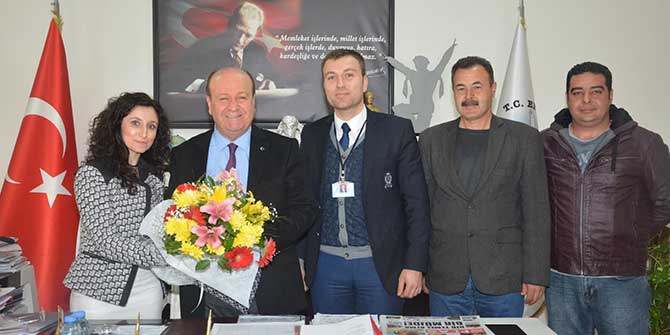 Yılmazköy İlkokulu'ndan Başkan Özakcan'a Teşekkür Ziyareti