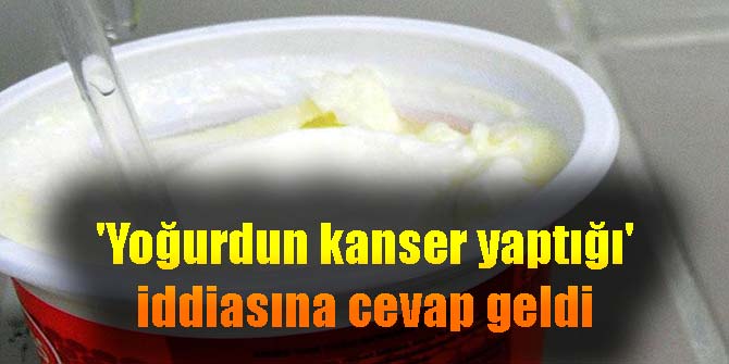 'Yoğurdun kanser yaptığı' iddiasına cevap geldi