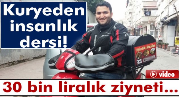 Yolda bulduğu 30 bin liralık keseyi sahibine ulaştırdı!