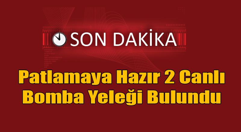 Yol Kenarında Patlamaya Hazır 2 Canlı Bomba Yeleği Bulundu