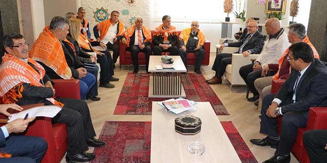 Yörük ve Türkmenlerden, Başkan Ergün’e Ziyaret