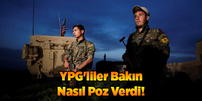 YPG'liler Bakın Nasıl Poz Verdi!