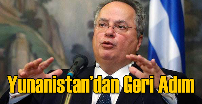 Yunanistan'dan Geri Adım