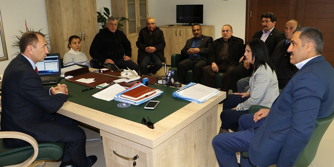 YUNUSEMRELİ MUHTARLARDAN MASKİ’YE ZİYARET