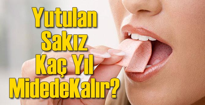 Yutulan Sakız Kaç Yıl Midede Kalır?