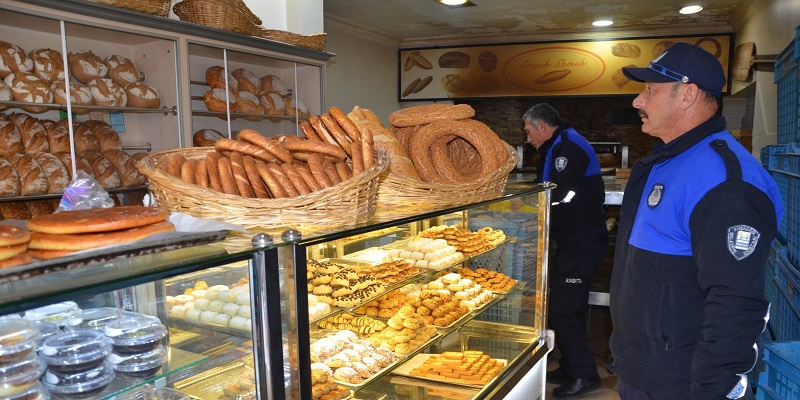 ZABITA EKİPLERİNDEN KANTİN VE FIRINLARA DENETİM