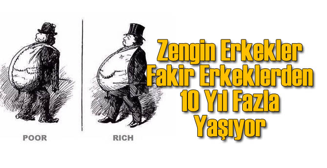 Zengin Erkeklerin Ömrü Fakir Erkeklere Göre 10 Yıl Az