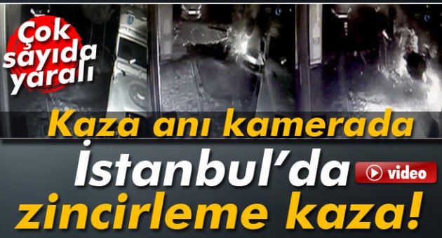 Zincirleme trafik kazası: 8 yaralı