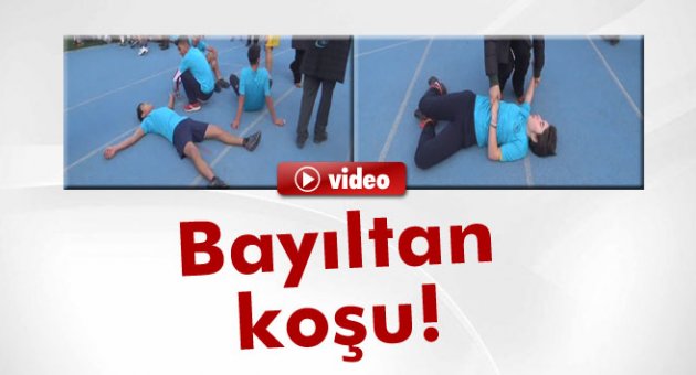 Zonguldak'ta bayıltan koşu