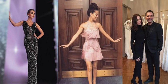 ZÜLEYHA KURU'NUN KIYAFETLERİ ÖYKÜ SERTER,DERYA ULUĞ VE RAFET EL ROMAN'IN' ÜZERİNDE