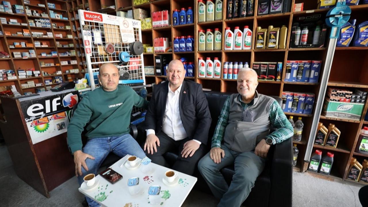 Başkan Çiçek’ten Esnaf Ziyareti