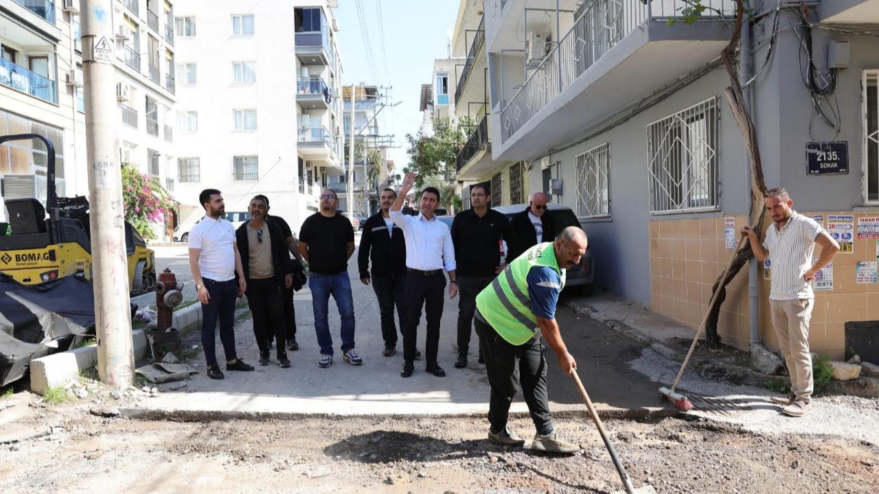 Başkan Önal, asfalt çalışmalarını yerinde inceledi