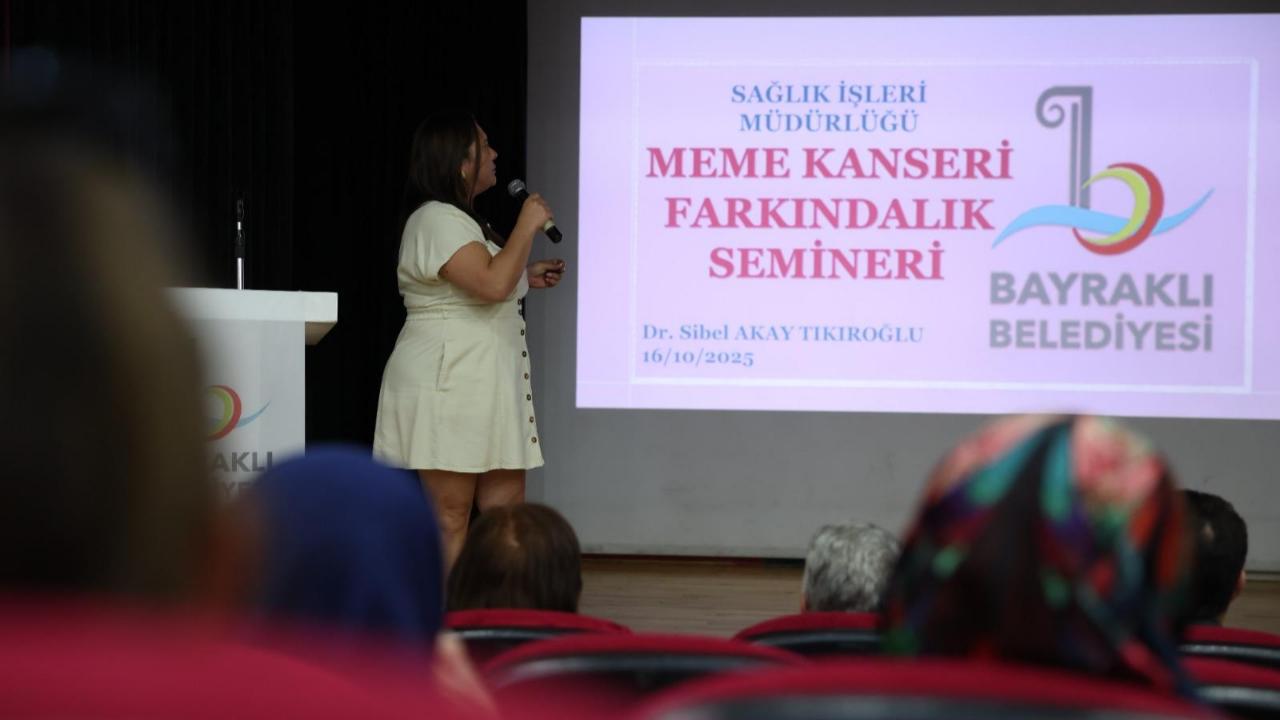 Bayraklı’da Meme kanseri farkındalık semineri