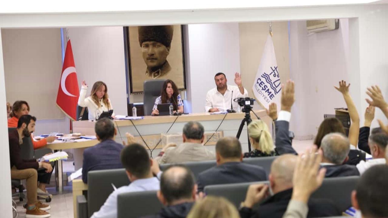 Çeşme Belediye Meclisi Ekim Ayı Toplantısında önemli kararlar alındı