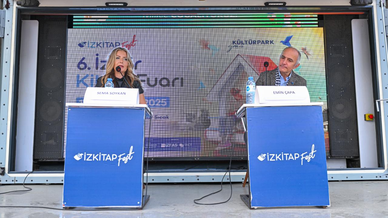 Emin Çapa ve Sema Soykan İZKİTAP’ta okuyucularla buluştu