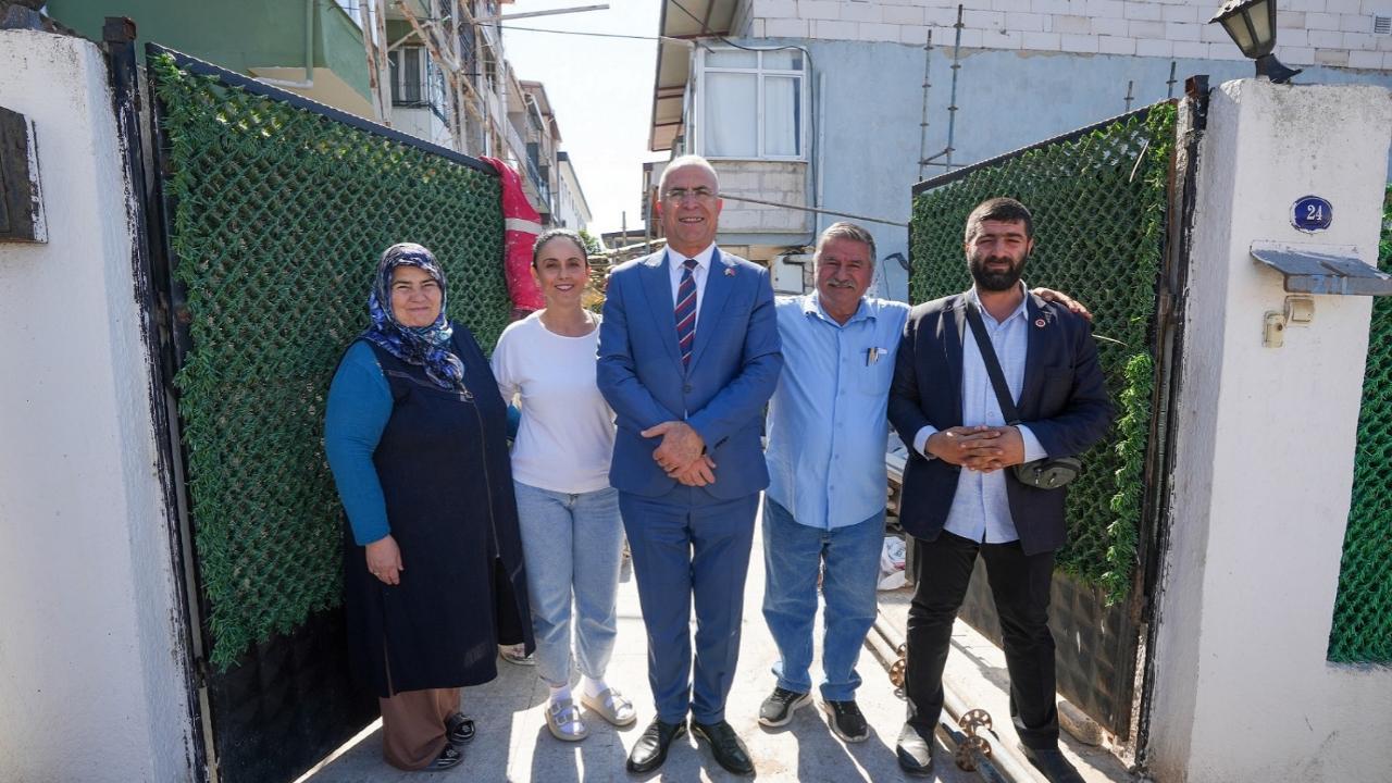 Gaziemir Belediyesi’nden yangında zarar gören evlere yardım eli