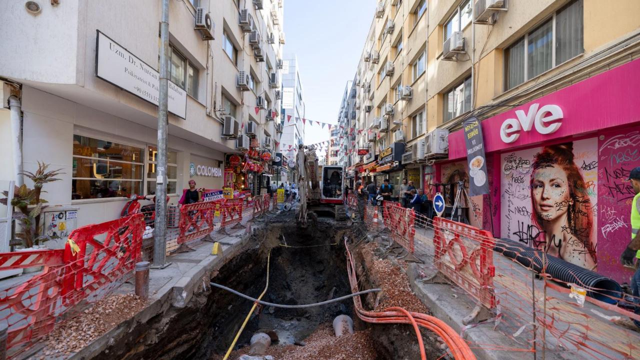 İZSU’dan Alsancak’a 250 milyon liralık altyapı yatırımı