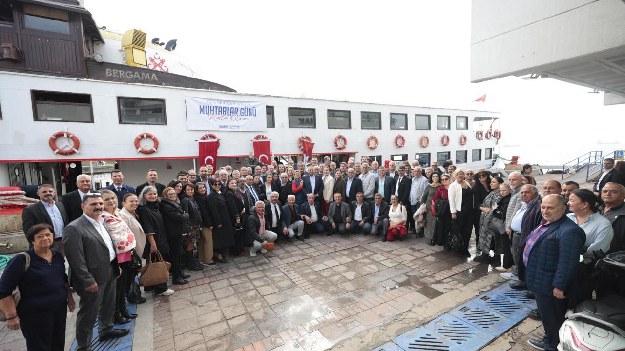 Muhtarlar Günü’nde Konaklı muhtarlara Körfez turu