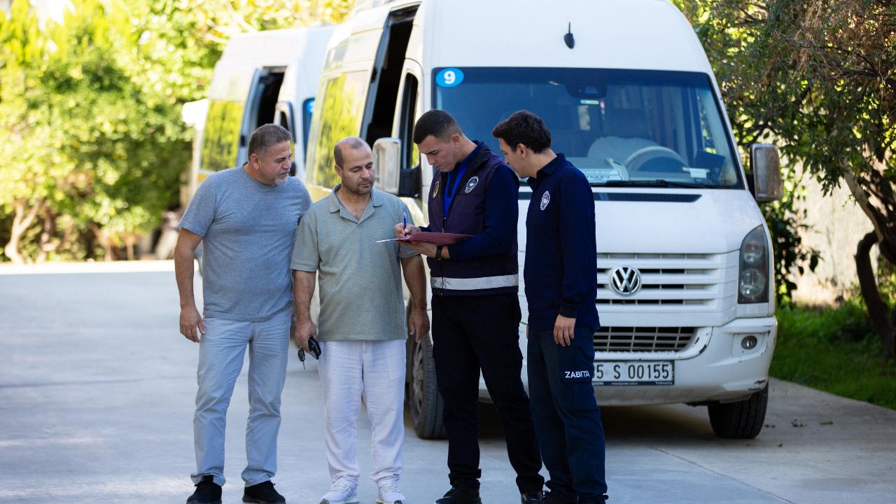 Narlıdere&#039;de okul servislerine sıkı denetim