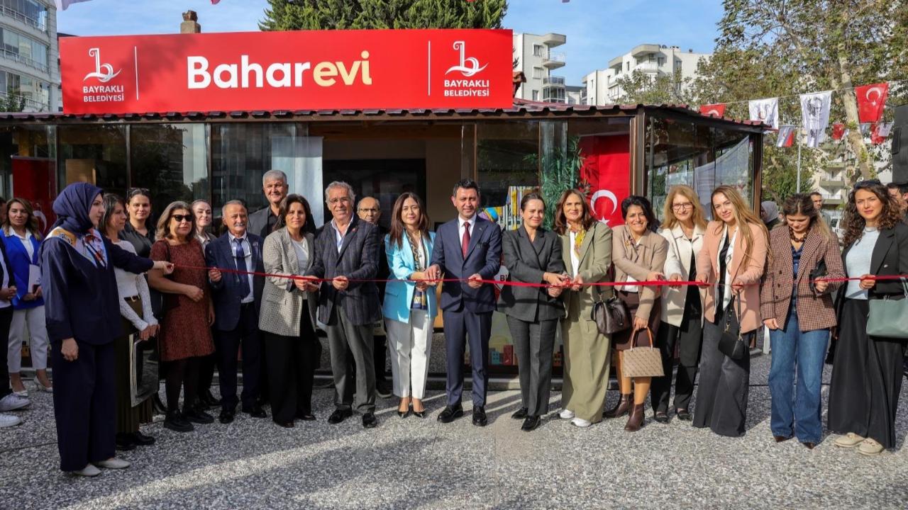 Bayraklı&#039;da “Bahar Evi” kapılarını açtı