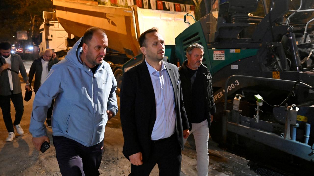 Bornova’da gece mesaisi