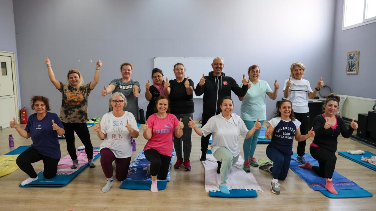Buca’da pilates kurslarına yoğun ilgi
