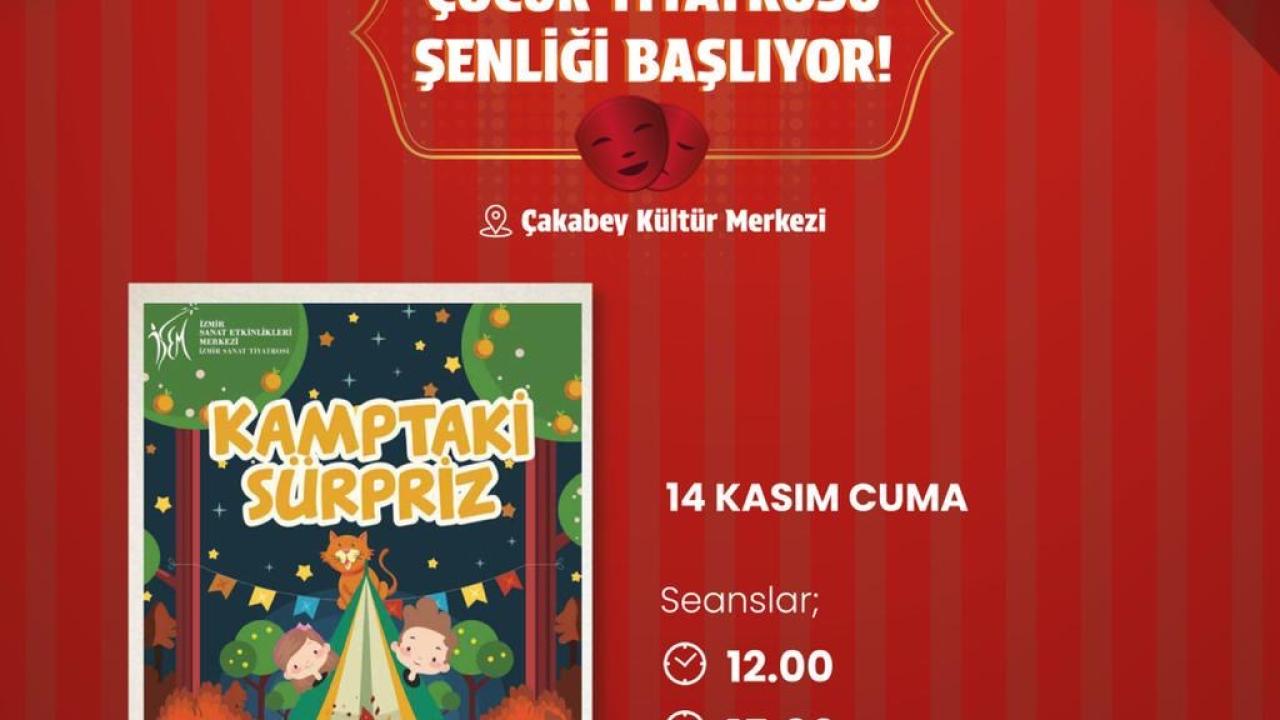 Çeşme Belediyesinden miniklere tiyatro dolu ara tatil