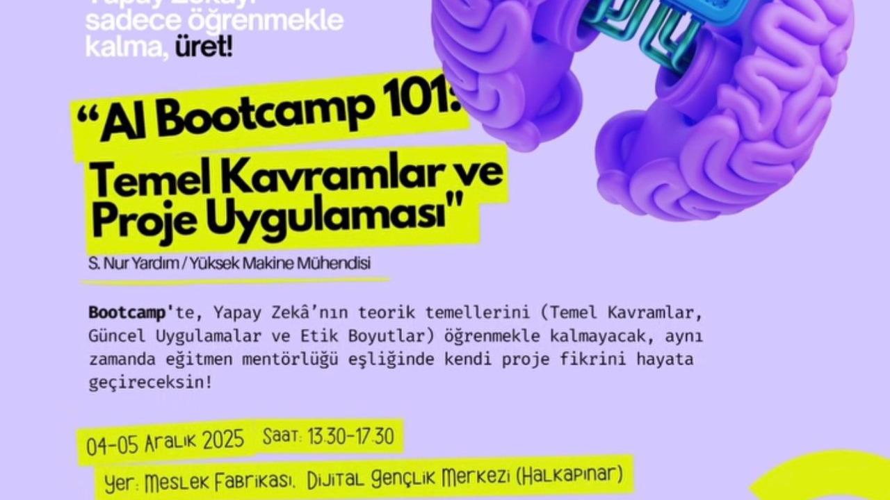 Gençlerin fikirleri yapay zekâ ile projeye dönüşecek