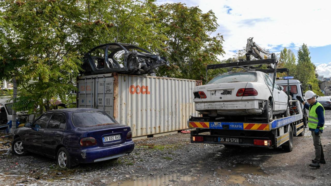 Hurda araçlar ekonomiye kazandırılıyor