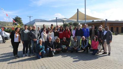 İzmirli Turist Rehberlerinden Efes Tarlası Yaşam Köyü’ne Eğitim Ziyareti