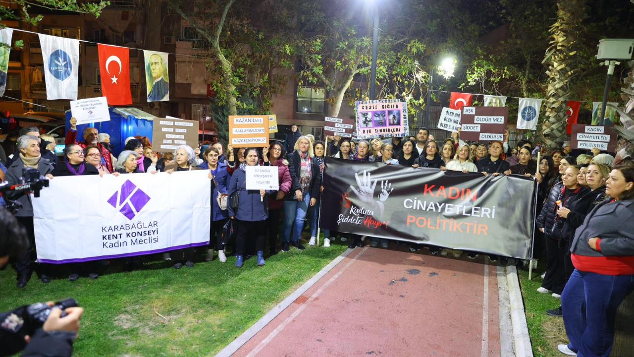 Karabağlar, Kadına Yönelik Şiddete Karşı Tek Ses Tek Yürek