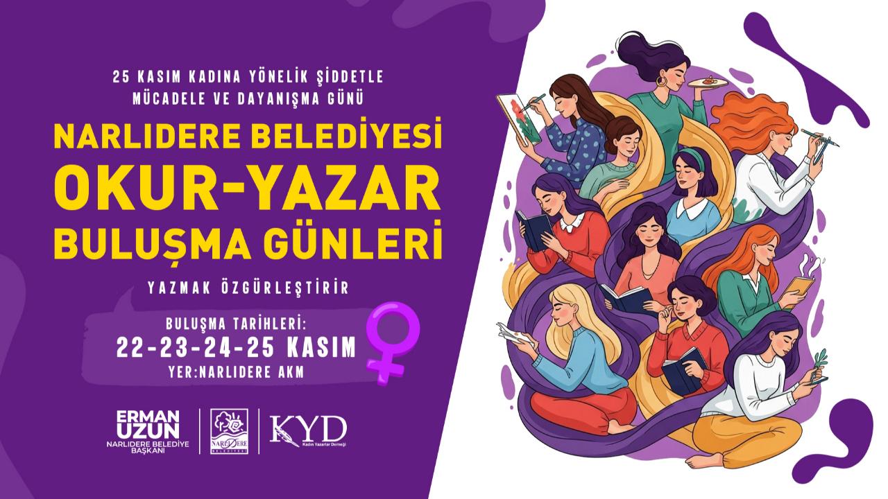 Narlıdere Okur-Yazar günleri 22 Kasım&#039;da başlıyor