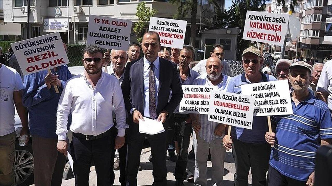 Uzundereli Dönüşüm Mağdurları Tüm Partilerden Destek İstedi, CHP İl Örgütünün kapıyı açmadığını iddia etti