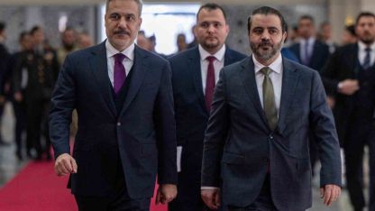 Dışişleri Bakanı Fidan, Milli Savunma Bakanı Güler ve MİT Başkanı Kalın, Suriye Devlet Başkanı eş-Şara ile görüştü