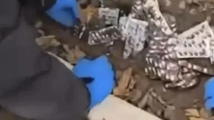 İzmir’de bahçeden 9 bin uyuşturucu hap çıktı