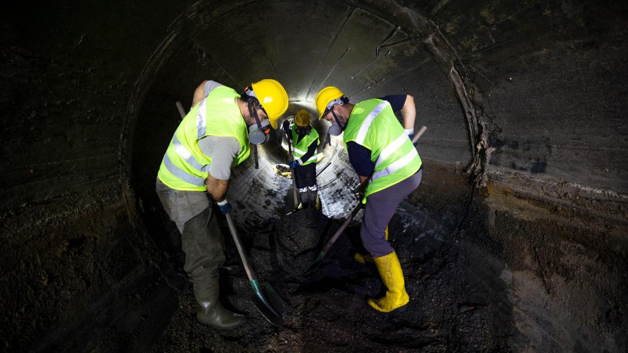 Ana kuşaklama hattında temizlik harekatı