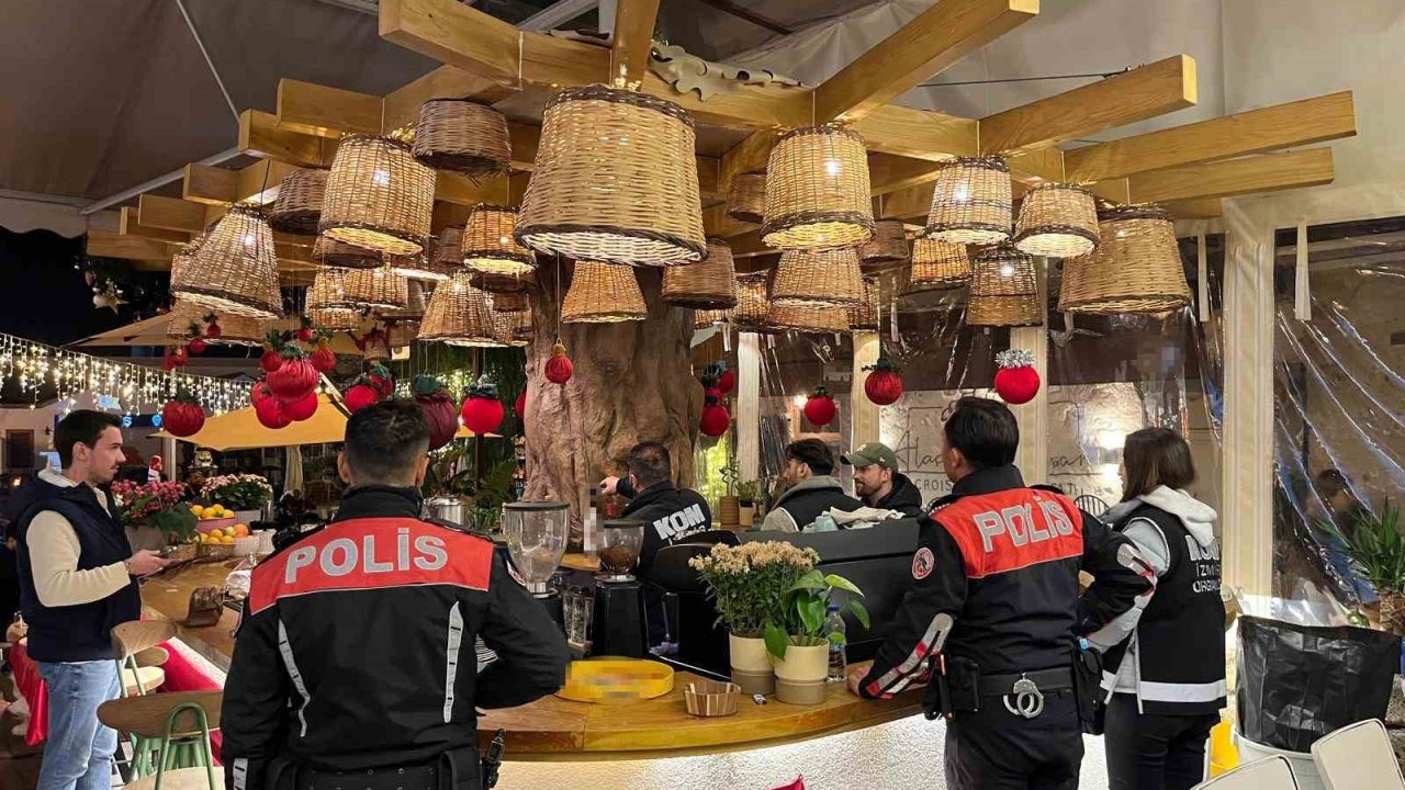 Çeşme’de yılbaşı öncesi eğlence mekanlarına sıkı denetim