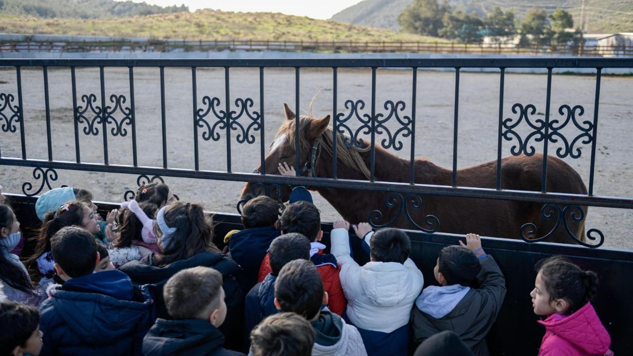 Çocuklara hayvan sevgisi kazandırılıyor