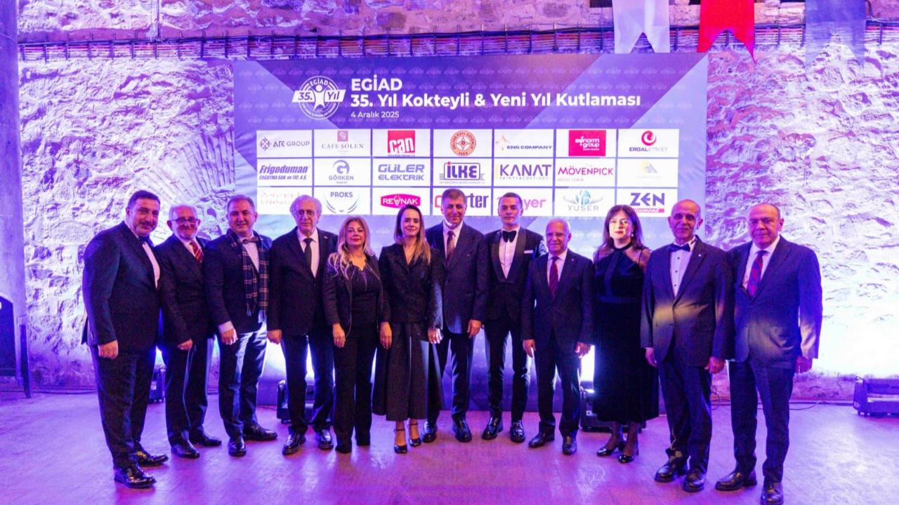 EGİAD yeni yaşını ve yeni yılı birlikte kutladı